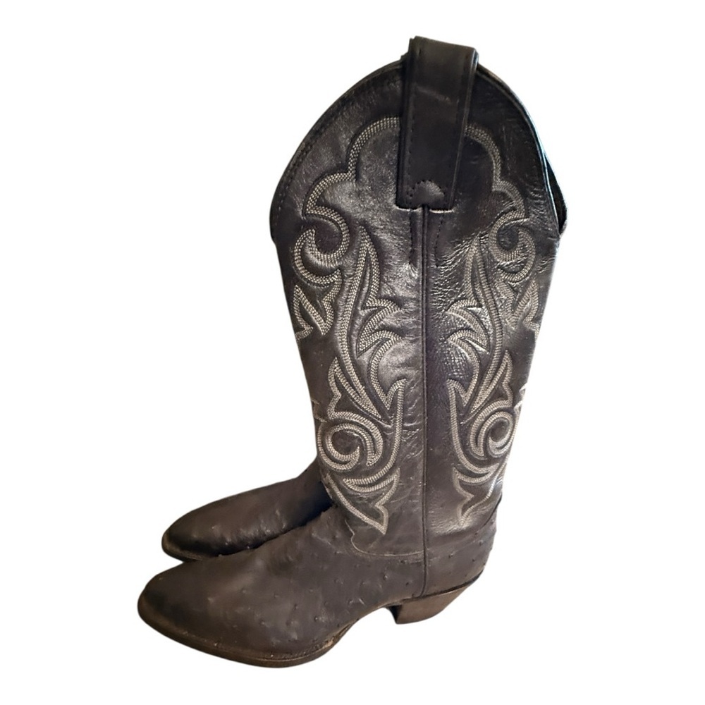 Justin Ostrich Boots